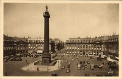 CPA Paris en flanant Place et colonne Vendome 