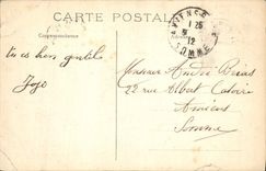 CPA Paris Buttes Chaumont Entre les Roches 