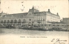 CPA Paris La Nouvelle Gare d'Orleans 