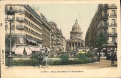 CPA Paris Rue Soufflot et Pantheon 