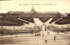 CPA Paris Les Invalides Vue generale 