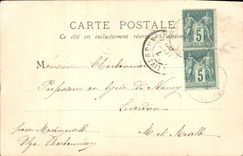 CPA Paris Cascade du Bois de Boulogne Carte 1899