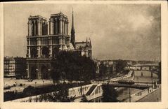 CPA Paris en flanant Notre Dame de Paris Vue generale 