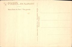 CPA Paris en flanant Notre Dame de Paris Vue generale 