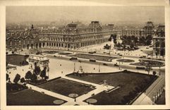 CPA Paris en flanant Perspective sur la Place du Carrousel 