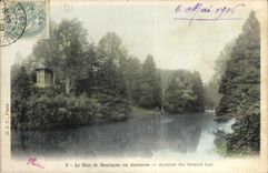 CPA Le Bois de Boulogne en Automne Autour du Grand Lac 