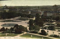 CPA Paris Panorama du Jardin des Tuileries 