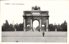 CPA Paris L'Arc des Tuileries 