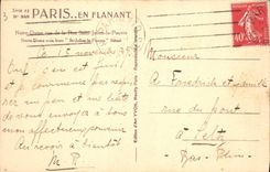 CPA Paris en flanant Notre Dame vue de la Rue Saint Julien le Pauvre 