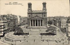 CPA Paris Eglise Saint Vincent de Paul 