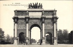 CPA Paris l'Arc de Triomphe du Carrousel 