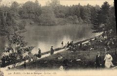 CPA Paris le Bois de Boulogne le Lac 