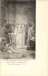 CPA Les Fresques du Pantheon Sainte Genevieve Ravitaillant Paris Puvis de Chavannes 