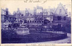 CPA Paris Musee et Square de Cluny 