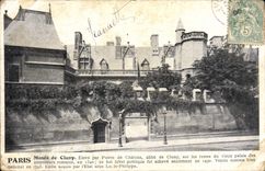 CPA Paris Musee de Cluny Eleve par Pierre de Chalons abbe de Cluny sur les restes du vieux Palais de