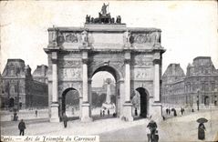 CPA Paris Arc de Triomphe du Carrousel 