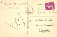 CPA Paris En Flanant Eglise Sainte Clotilde 