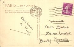 CPA Paris En Flanant Notre Dame chef d'Oeuvre d'architecture 