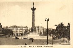CPA Paris Place de la Bastille 