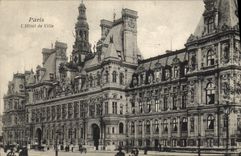 CPA Paris l'hotel de Ville 