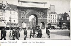CPA Collection Petit Journal Paris La Porte Saint Martin 