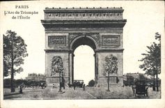 CPA Paris L'Arc de Triomphe de l'Etoile 