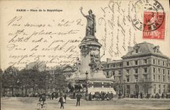 CPA Paris Place de la Republique 