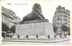 CPA Paris Le Lion de Belfort 