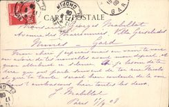 CPA Paris Cour du Louvre Monument de Gambetta