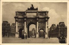 CPA Paris en flanant L'Arc de Triomphe du Carrousel 