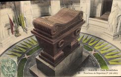 CPA Paris Les Invalides Tombeau de Napoleon I de cote 