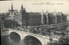 CPA Paris Le Pont au Change et le Palais de Justice 