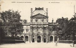 CPA Paris Le Louvre et les Tuileries Pavillon Denon 