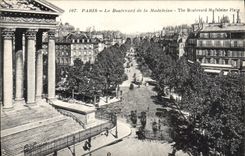 CPA Paris Le Boulevard de Madeleine 