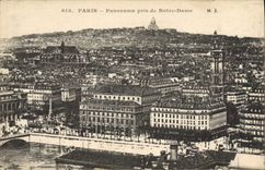 CPA Paris Panorama pris de Notre Dame 