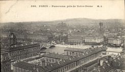 CPA Paris Panorama pris de Notre Dame 