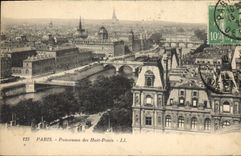 CPA Paris Panorama des Huit Ponts 