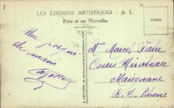 CPA Paris Perspective de la Rue de Rivoli La Statue de Jeanne D'Arc sur la Place