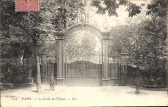 CPA Paris La Grille de l'Elysee 