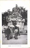 CPA Paris Statue de Strasbourg 