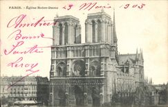 CPA Paris Eglise Notre Dame 