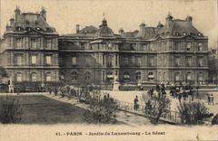 CPA Paris Jardin du Luxembourg Le Senat 