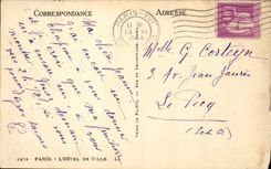 CPA Paris L'Hotel de Ville 