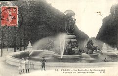 CPA Paris La Fontaine de Carpeaux Avenue de l'Observatoire 