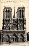 CPA Paris Notre Dame La Facade 