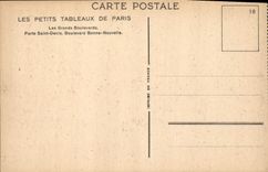 CPA Les Petits Tableaux de Paris Les Grands Boulevards Porte Saint Denis Boulevard Bonne Nouvelle