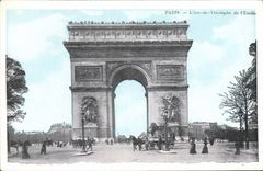 CPA Paris L'Arc de Triomphe de l'Etoile 