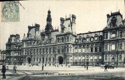 CPA Paris hotel de Ville 