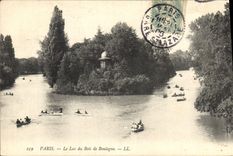 CPA Paris Le Lac du Bois de Boulogne 