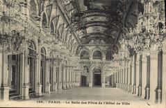 CPA Paris La Salle des fetes de l'Hotel de Ville 